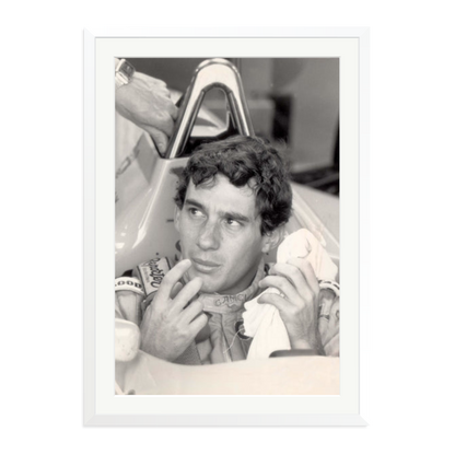Ayrton Framed Print White XXL