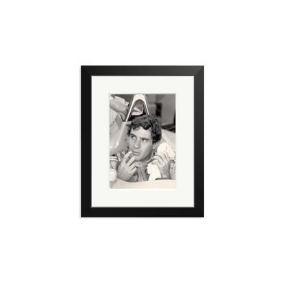 Ayrton Framed Print Black Small