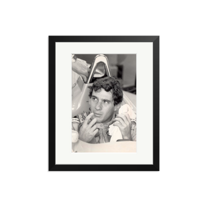 Ayrton Framed Print Black Medium