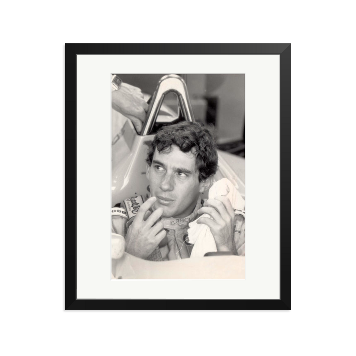 Ayrton Framed Print Black Large
