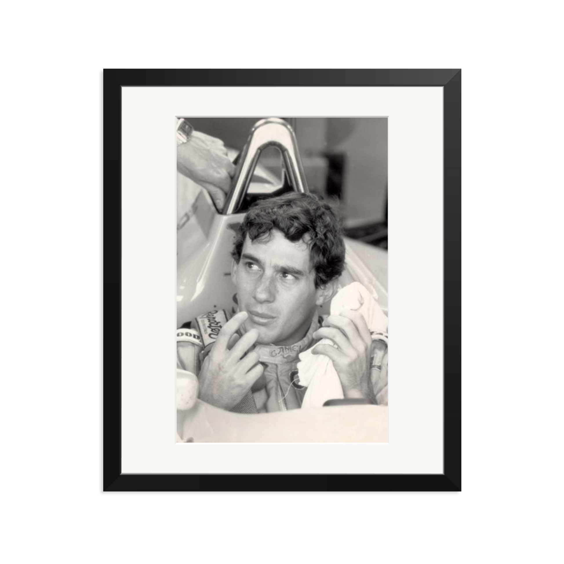 Ayrton Framed Print Black Large