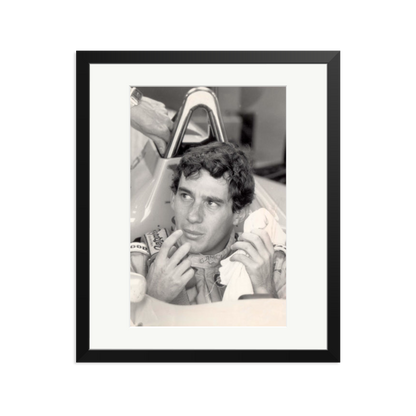 Ayrton Framed Print Black Large