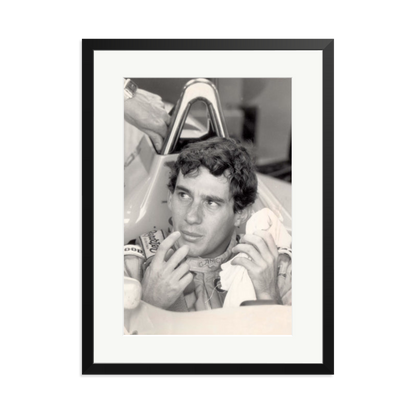 Ayrton Framed Print Black XL