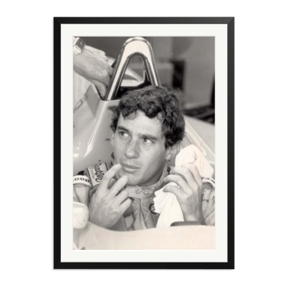 Ayrton Framed Print Black XXL