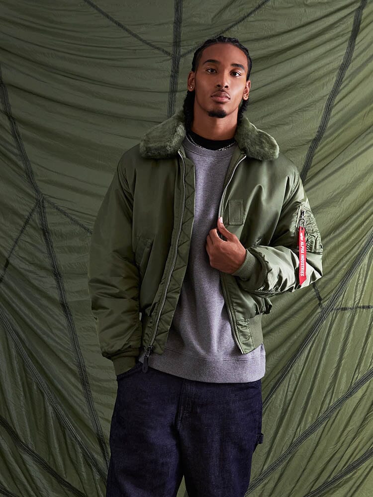 ALPHA INDUSTRIES B-15 BOMBER JACKET (HERITAGE)