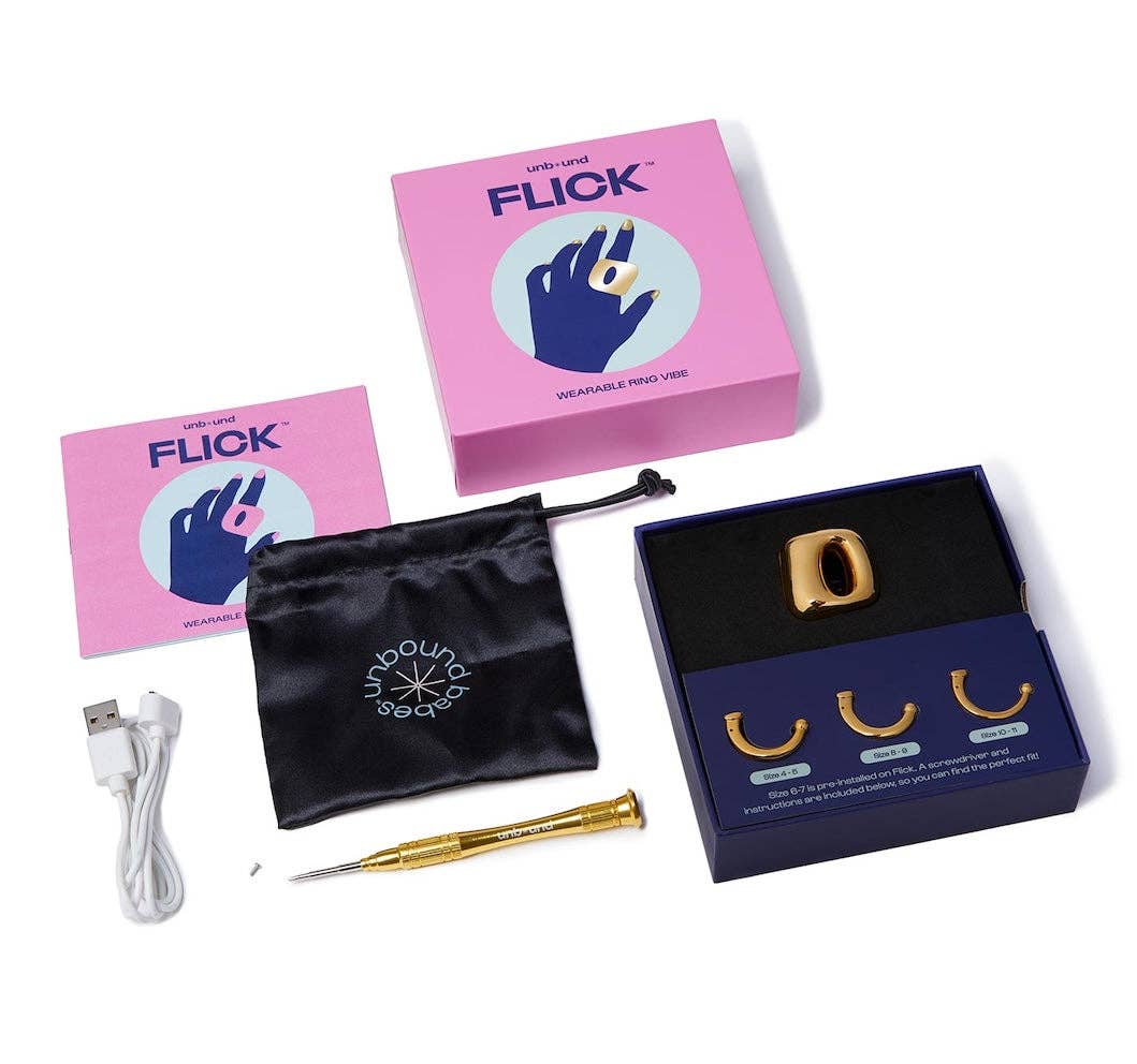 Unbound Flick Wearable Ring Vibrator