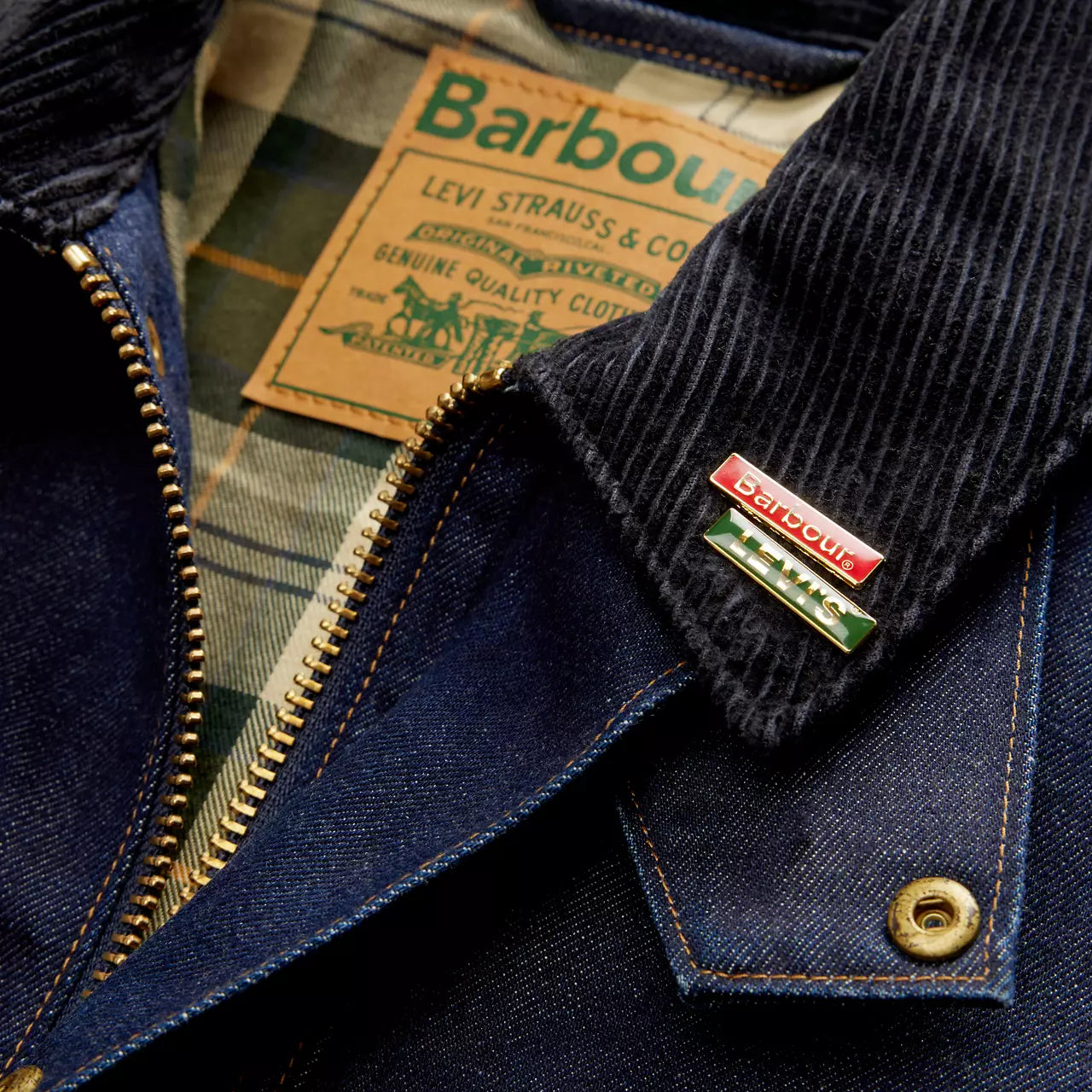 BARBOUR X  LEVI'S BEDALE DENIM JACKET