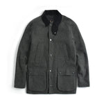 Barbour Bedale Wool Jacket - Charcoal