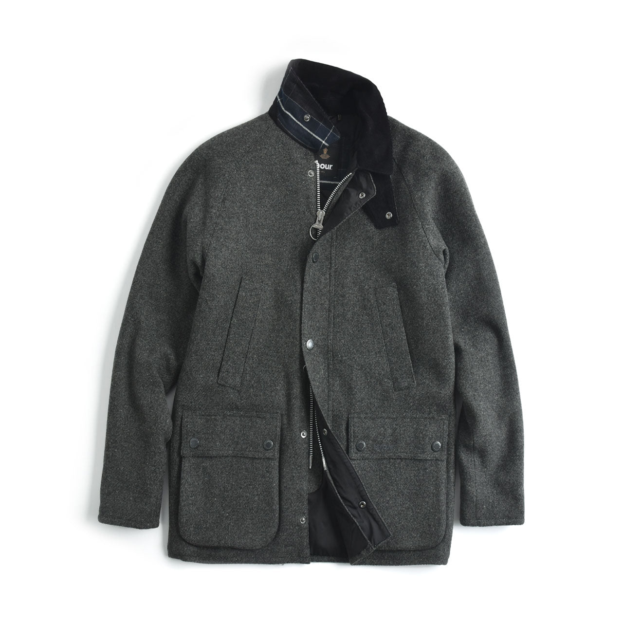 Barbour wool sale coat france