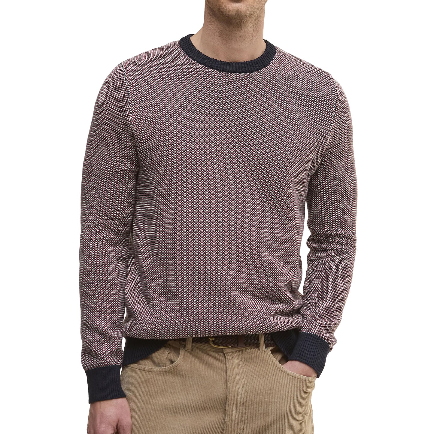 Barbour Wells Bird's Eye Cotton Sweater