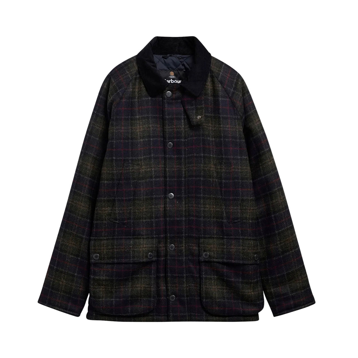 Barbour Tartan Bedale Wool Jacket