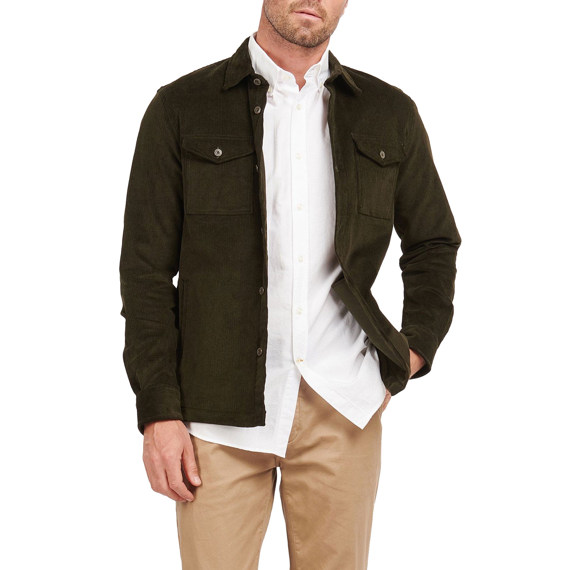 Barbour Cord Overshirt | Uncrate Supply