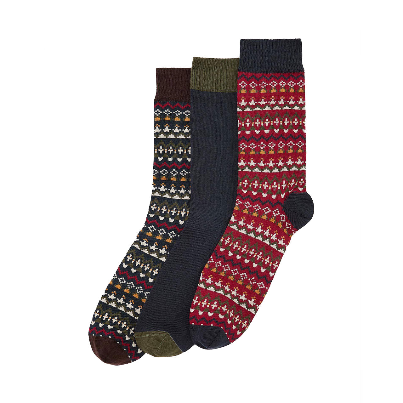 Barbour Fair Isle Sock Gift Set