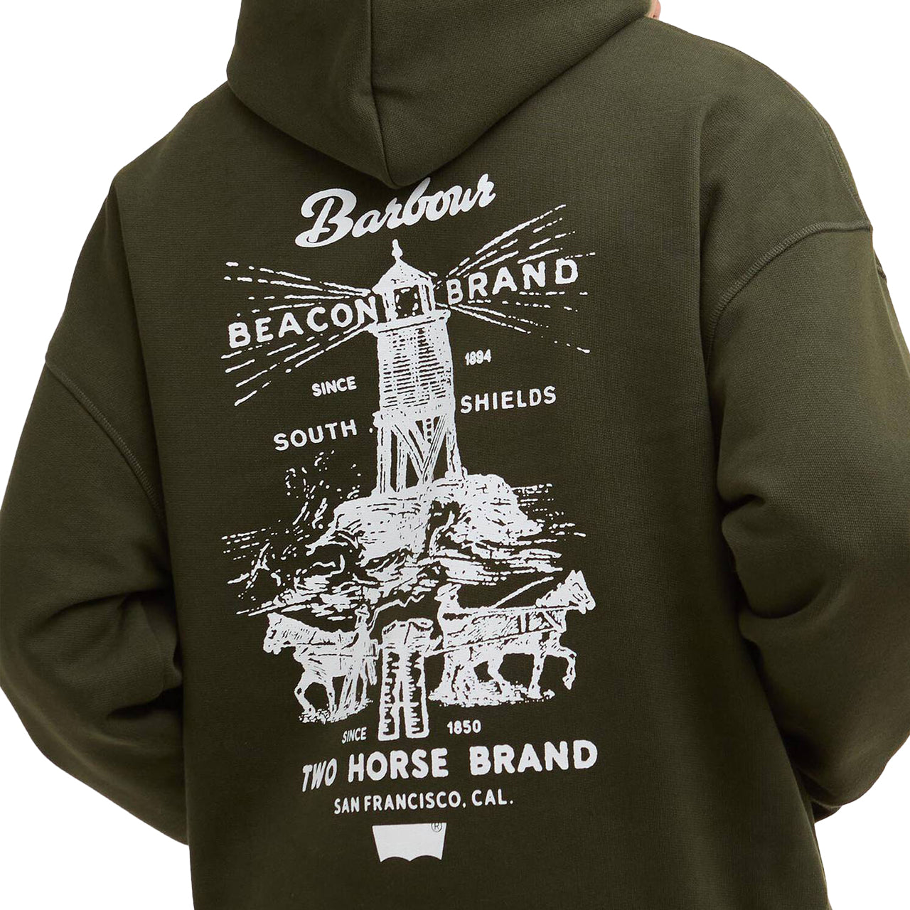 Barbour × Levi’s グラフィック フーディ Levi's® X Barbour Graphic Hoodie - Green | Levi's® US