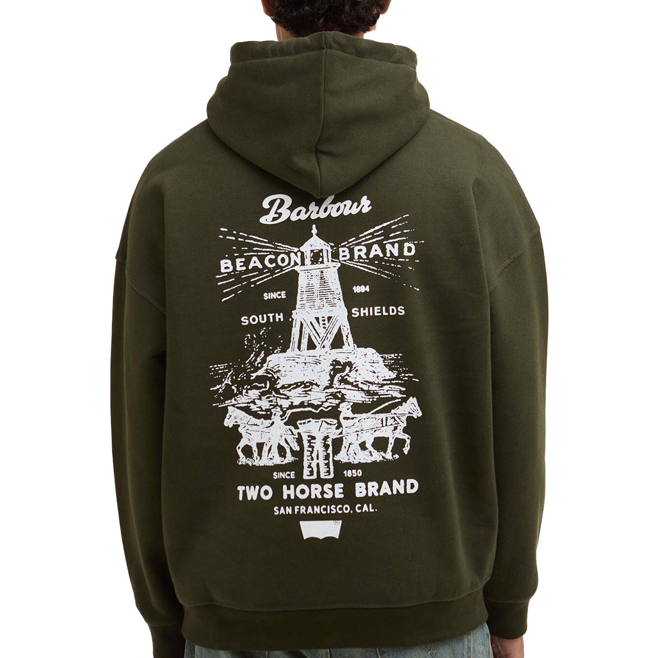 Barbour x Levi's American Fleece Hoodie | Uncrate Supply
