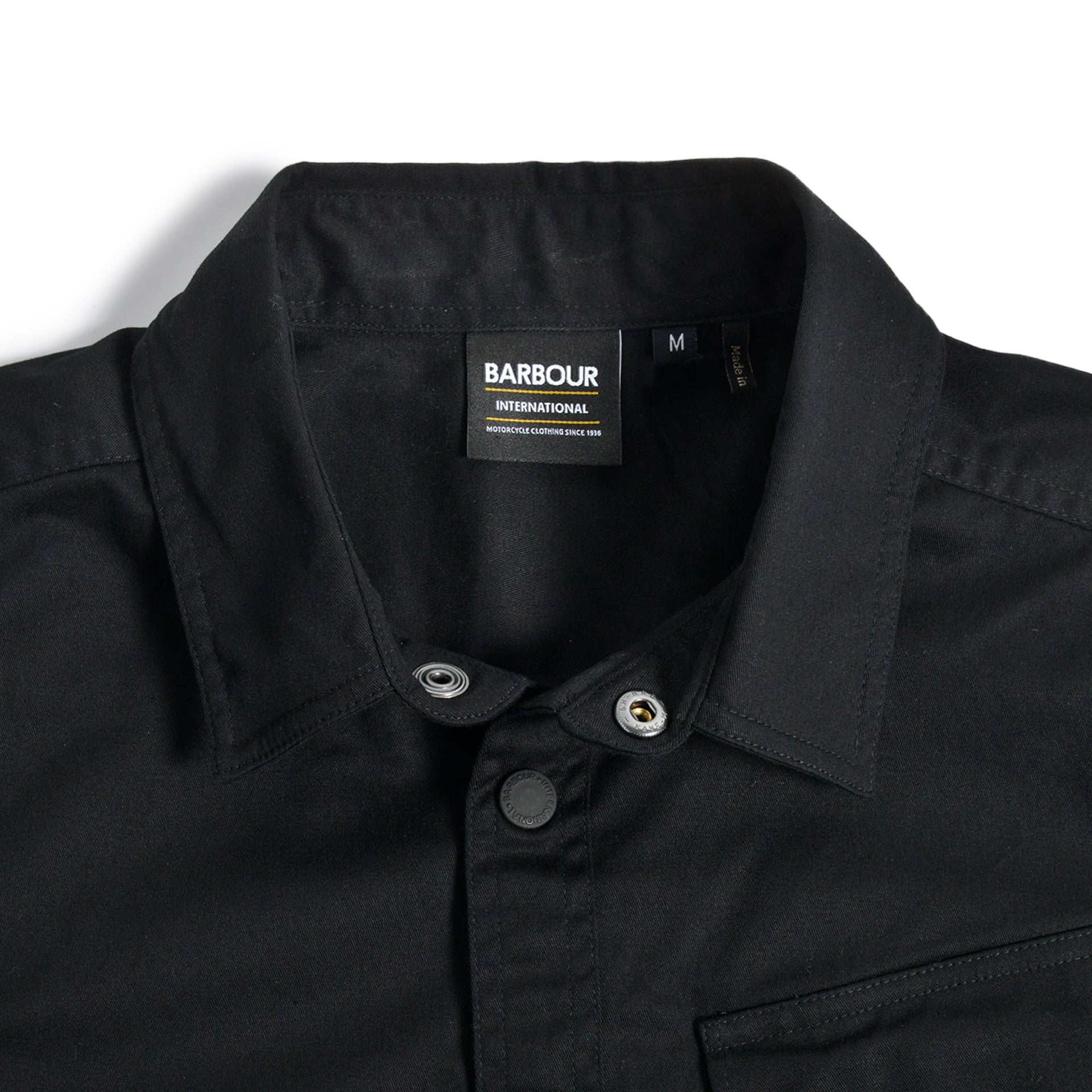 Barbour International Graphite Overshirt | Uncrate Supply