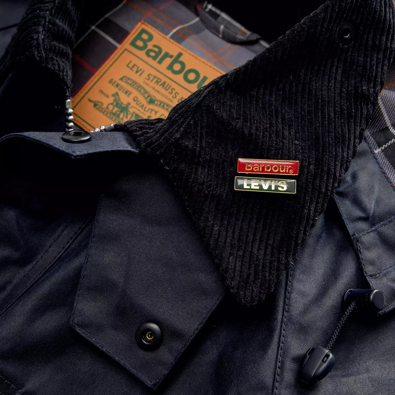 BARBOUR X LEVI'S BEDALE WAXED JACKET | Uncrate Supply