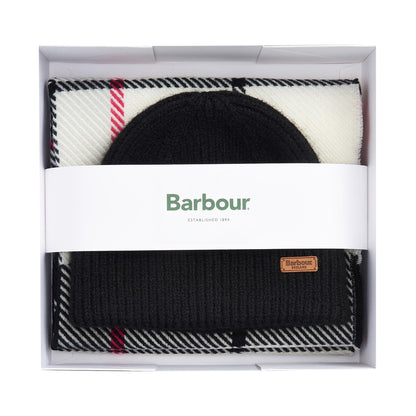 Barbour Ladies Pendle Beanie & Scarf Gift Set