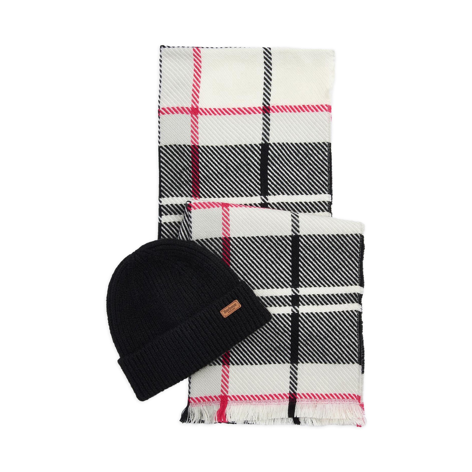 Barbour Ladies Pendle Beanie & Scarf Gift Set | Uncrate Supply