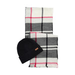 Barbour Ladies Pendle Beanie & Scarf Gift Set - Hot Pink