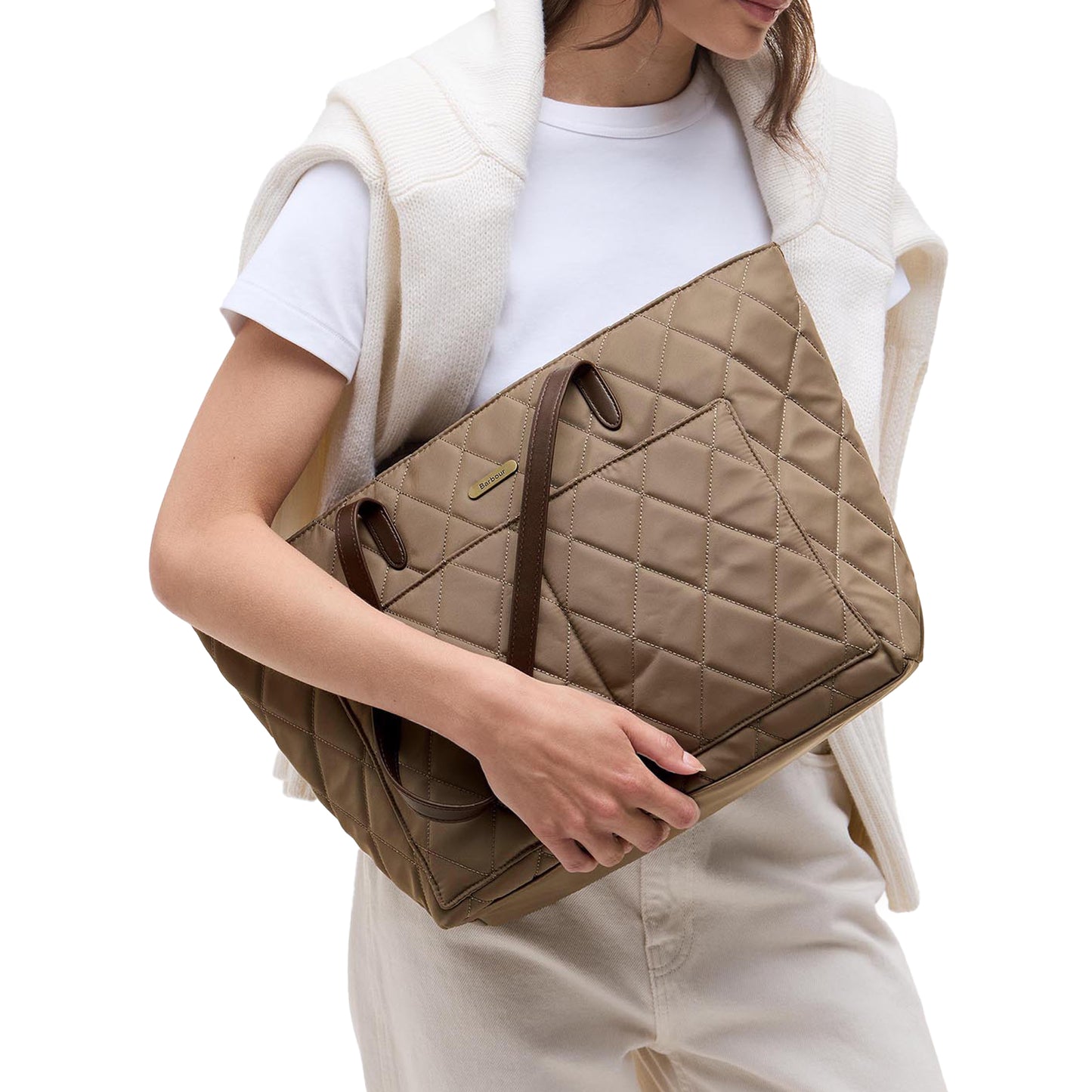 Barbour Quilted Tote Bag & Wallet