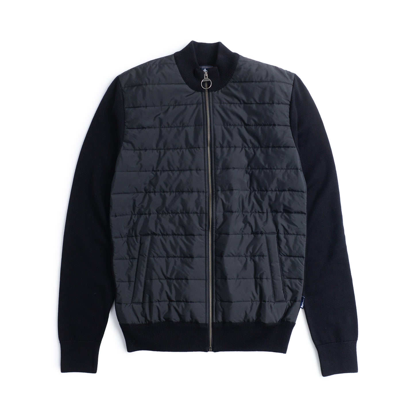 Barbour Carn Baffle Hybrid Sweater Uncrate Supply