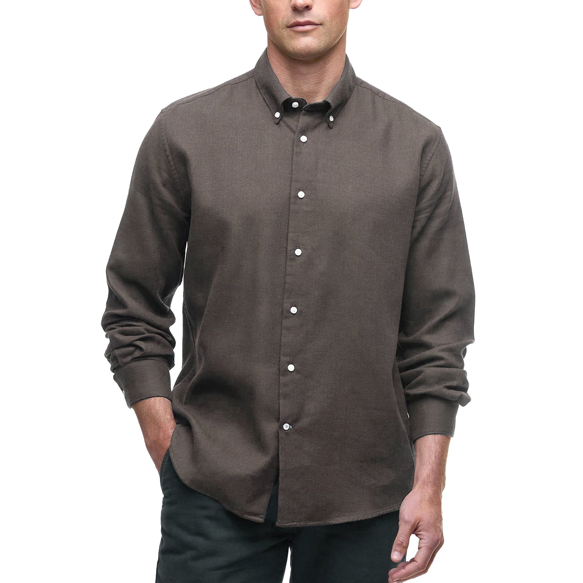 barbour dress shirt Barbour Men's Slim-Fit Nautical Embroidered Oxford Shirt