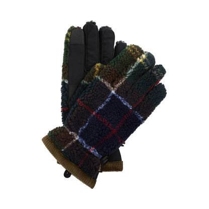 Barbour Field Tartan Fleece Gloves