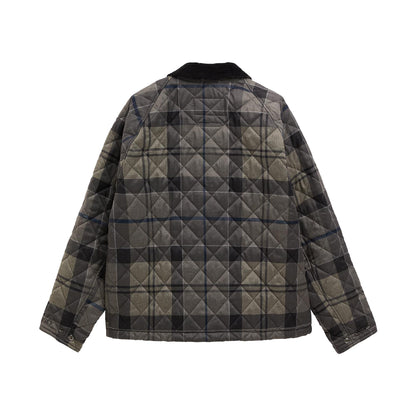 Barbour Tartan Transport Quilted Jacket