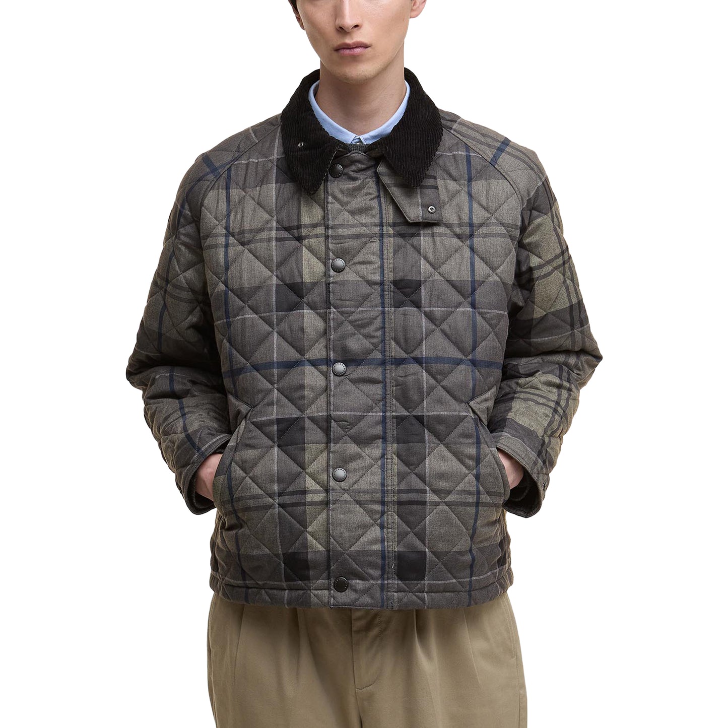 Barbour Tartan Transport Quilted Jacket