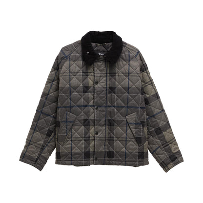 Barbour Tartan Transport Quilted Jacket