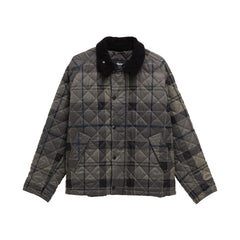 ジャケット・アウター Barbour TRANSPORT PADDED JACKET 38 barbour-tartan-quilted-jacket-