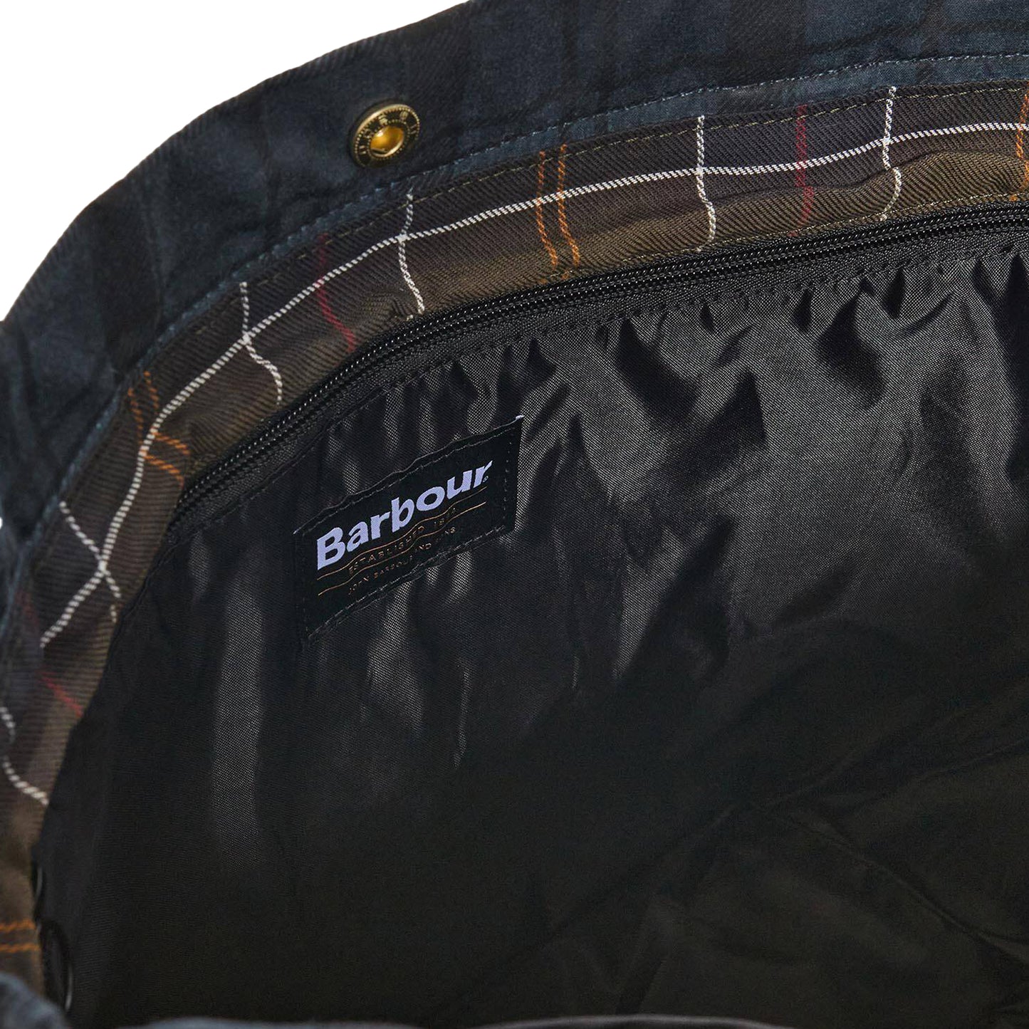 Barbour Field Waxed Carry All Tote Bag