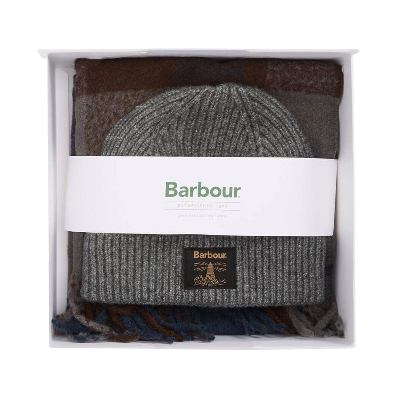 Barbour Westerdale Scarf & Beanie Gift Set