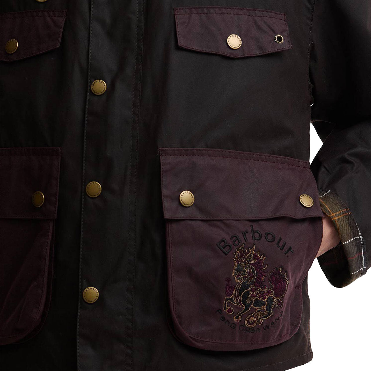 Barbour x Feng Chen Wang Porter Waxed Jacket | Uncrate Supply