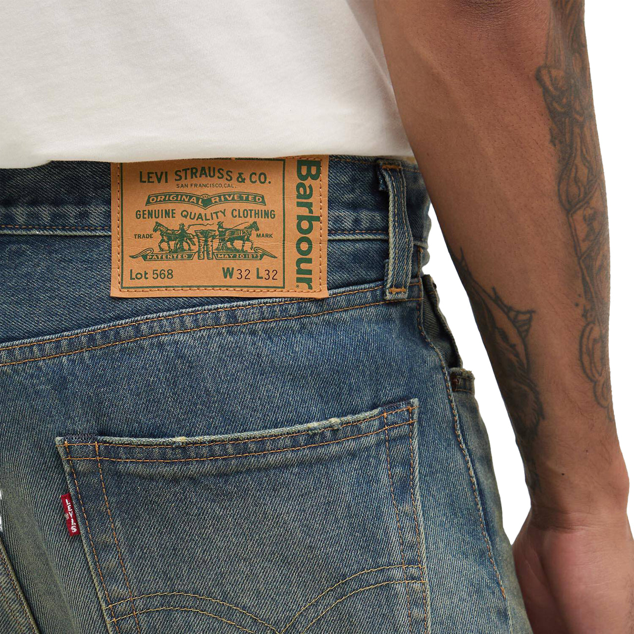 LEVI'S X BARBOUR 568 JEANS | Uncrate Supply