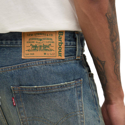 LEVI'S X BARBOUR 568 LOOSE JEANS