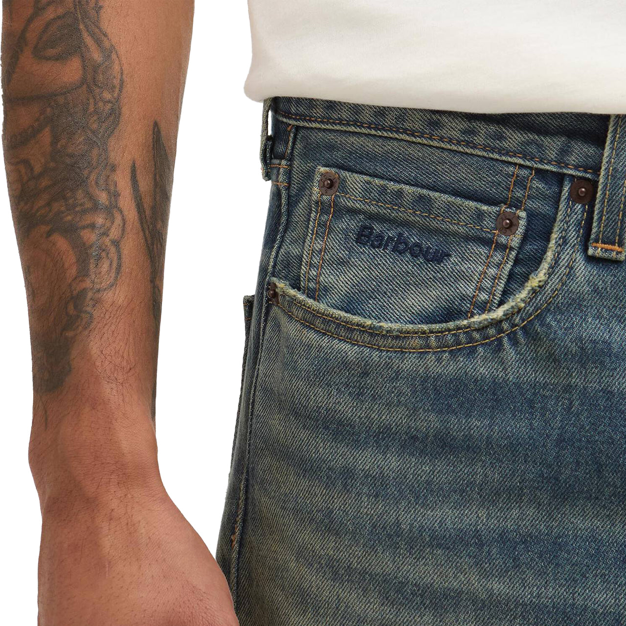 LEVI'S X BARBOUR 568 LOOSE JEANS