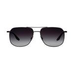 Barton Perreira Javelin Sun Sunglasses - Black Satin / Smolder (AR)