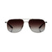 Barton Perreira Javelin Sun Sunglasses - Pewter / Smokey Topaz (AR)