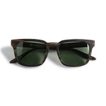 Barton Perreira Hamilton x 000 Sunglasses - Matte Cognac / Vintage Green (AR)