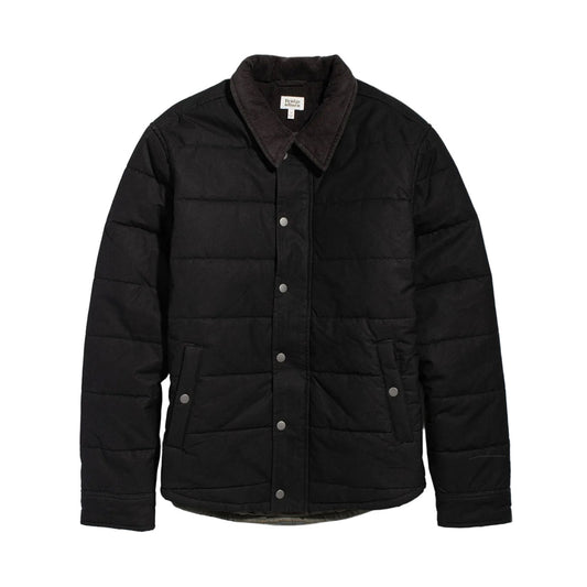 Bridge & Burn Holman Quilted Jacket / Black Canvas