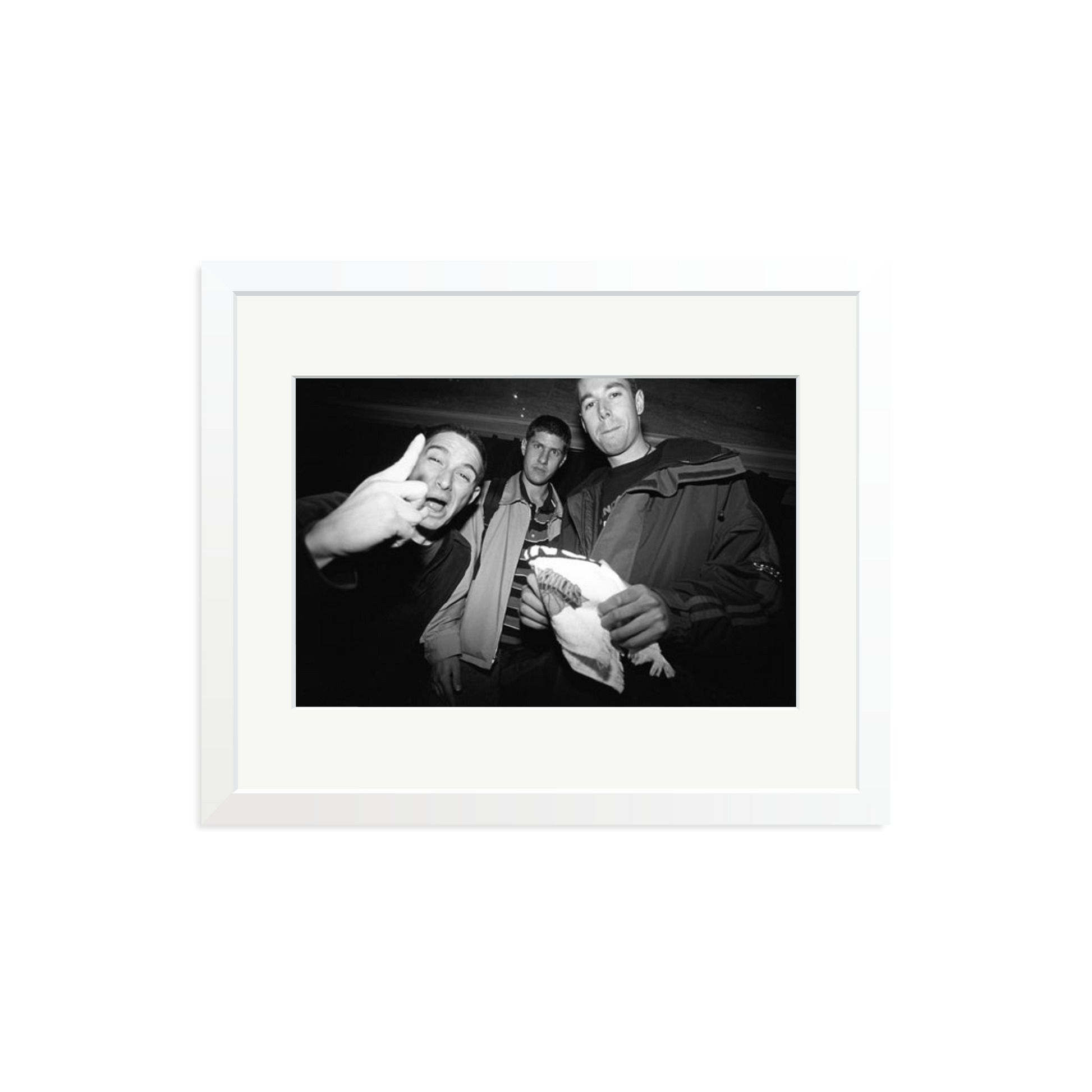 Beastie Boys Backstage Framed Print White Medium