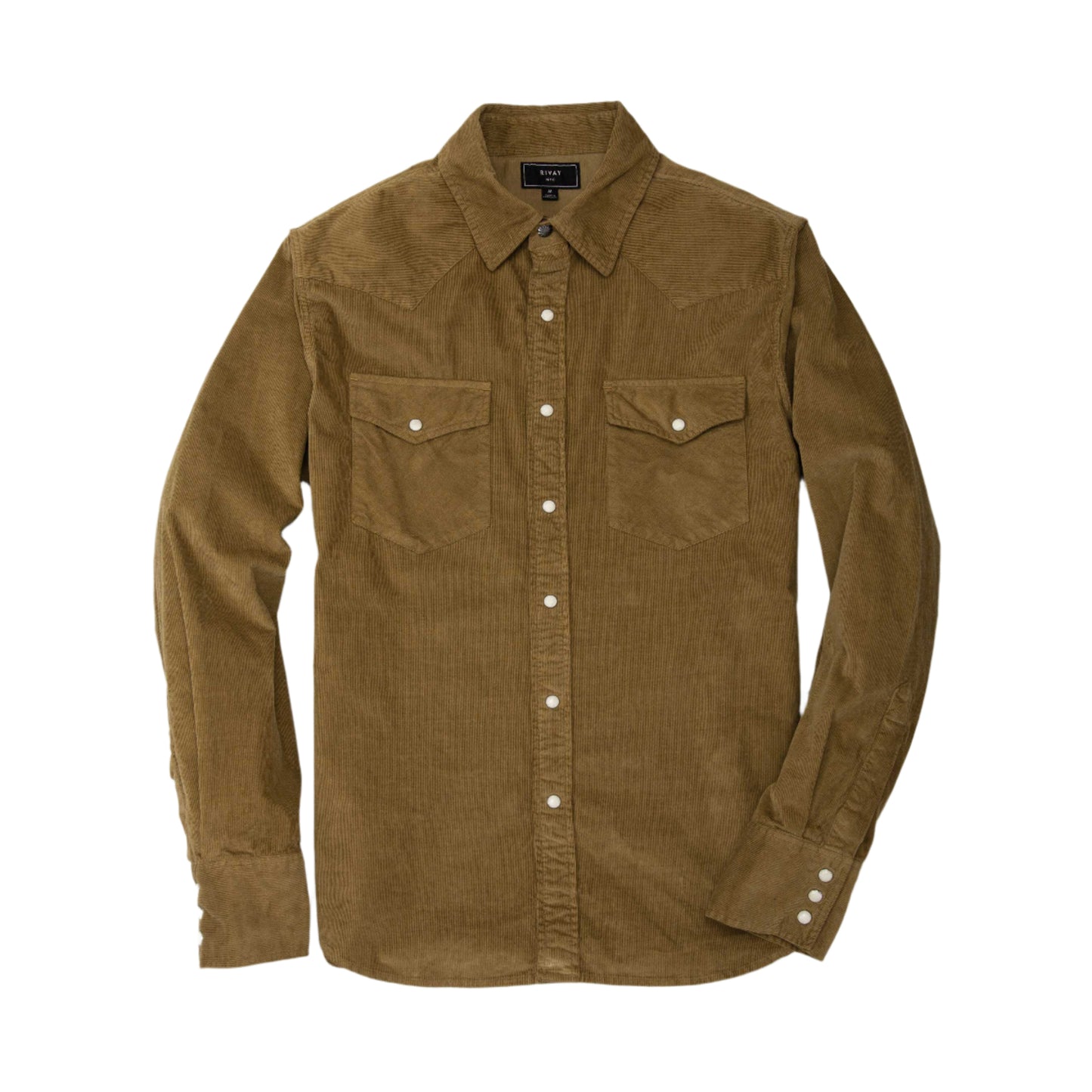 Rivay Bedford Corduroy Western Shirt