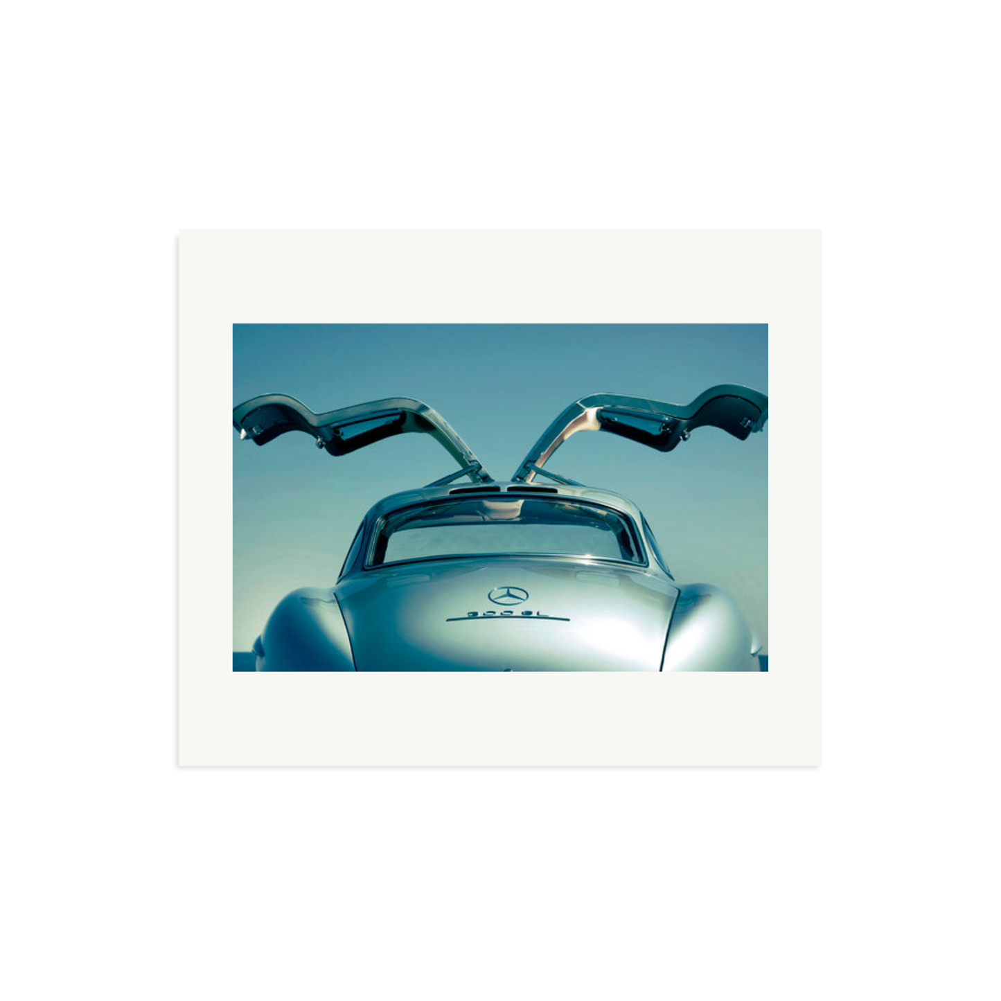 Mercedes Benz 300SL Gullwing Framed Print Print Only Large