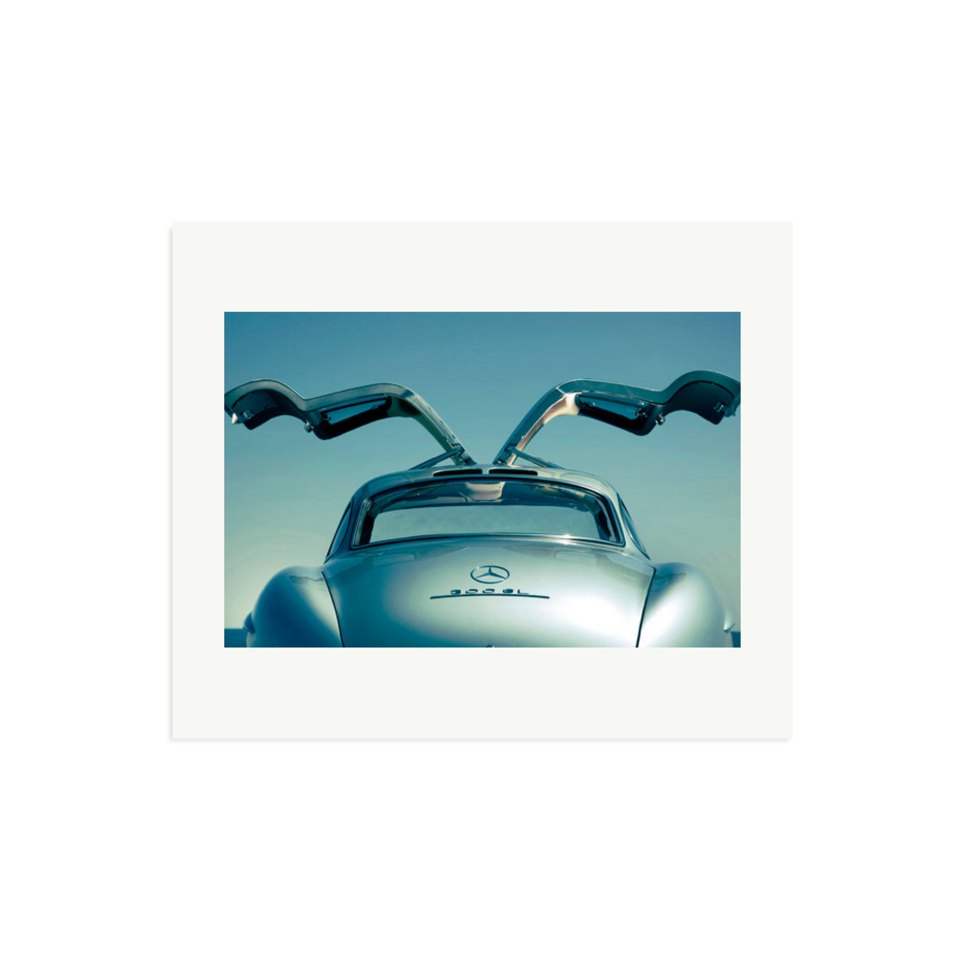 Mercedes Benz 300SL Gullwing Framed Print Print Only Large