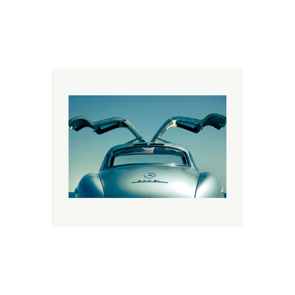 Mercedes Benz 300SL Gullwing Framed Print Print Only Large