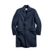 Billy Reid Herringbone Bowery Coat - Dark Navy