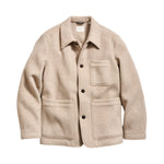 Billy Reid Felted Wool Chore Coat - Dove Heather