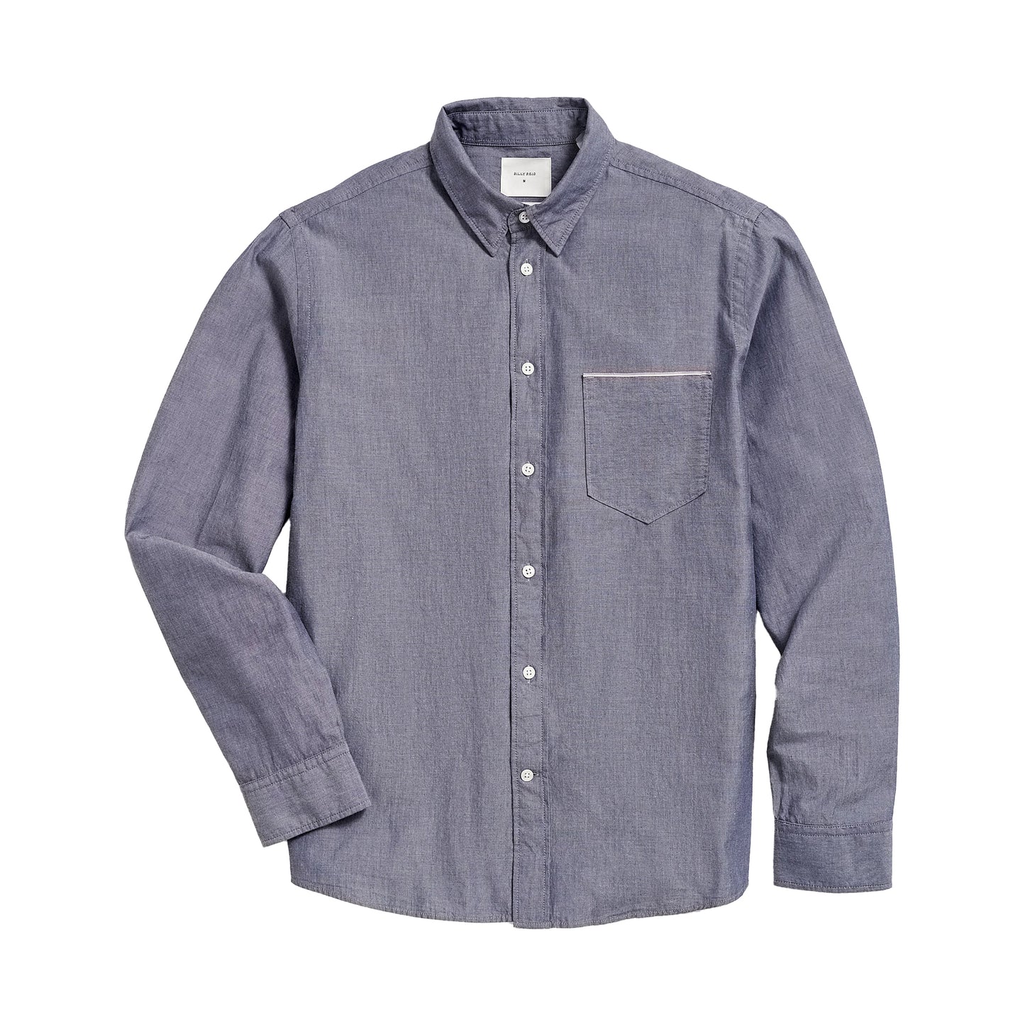 Billy Reid MSL 1-Pocket Shirt Blue